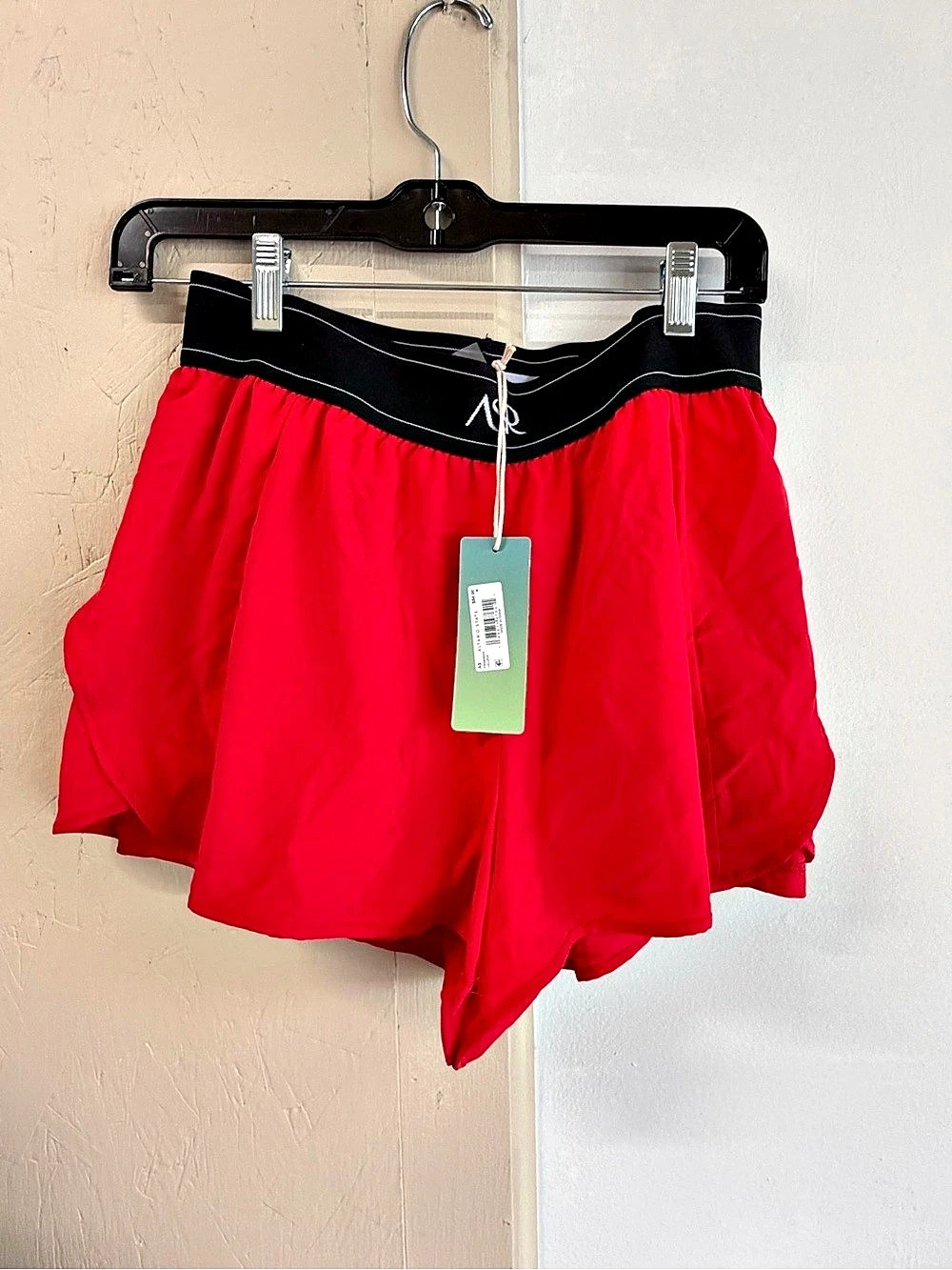 Altar'd State MVP Flow Shorts Athletic Shorts Red and black size M